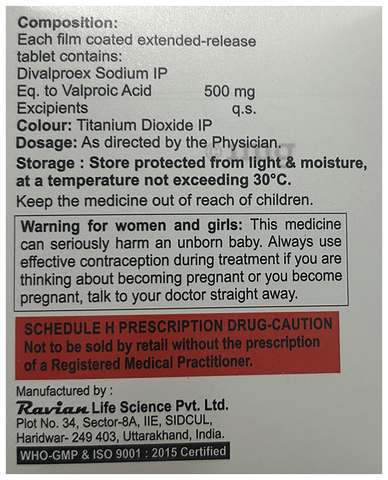 Dicopril ER 500 Tablet