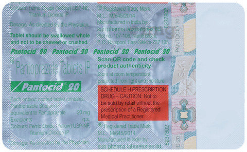 Pantocid 20 Tablet image