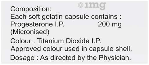 Miprogen 200 Soft Gelatin Capsule image