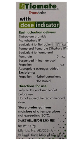 Tiomate Transhaler image Tiomate Transhaler image