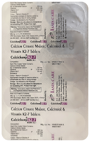 Calcichamp K2 7 Tablet