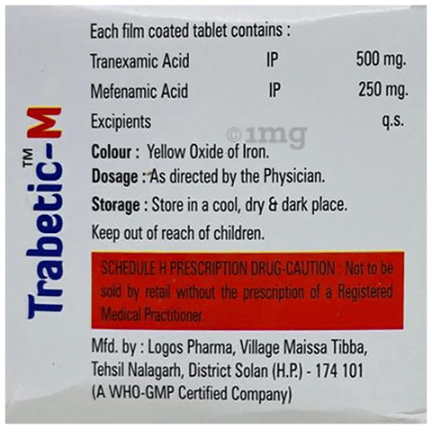 Trabetic-M Tablet image