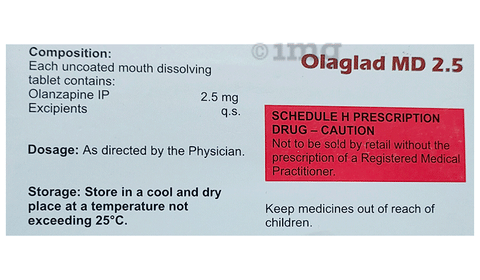 Olaglad MD 2.5 Tablet image Olaglad MD 2.5 Tablet image