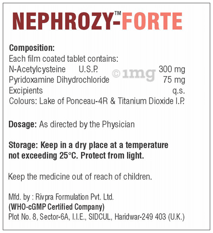 Nephrozy-Forte Tablet image