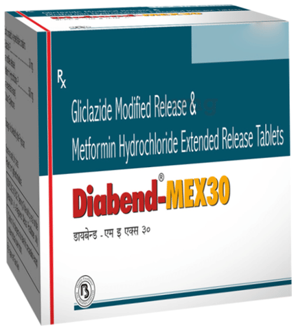 Diabend-MEX 30 Tablet ER image