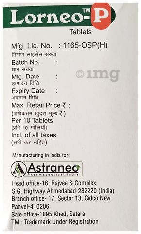 Lorneo-P Tablet image