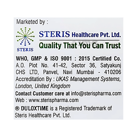 Duloxtime M 20/750 Tablet image Duloxtime M 20/750 Tablet image