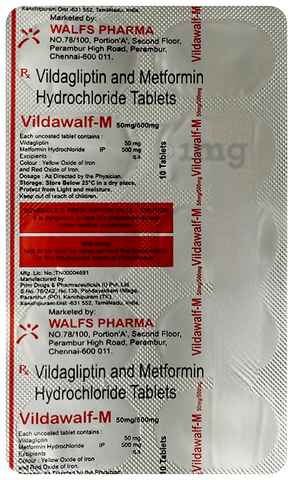 Vildawalf-M Tablet image