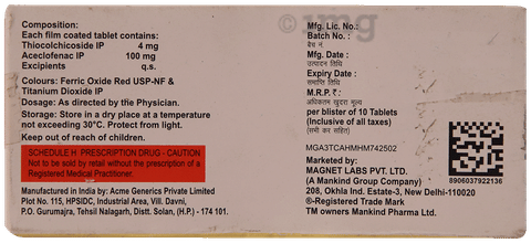 Gudgesic TH 100mg/4mg Tablet image