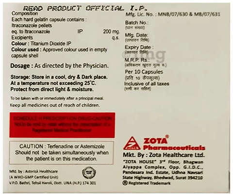 Itrozed 200 Capsule image