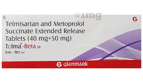 Telma-Beta 50 Tablet ER image Telma-Beta 50 Tablet ER image