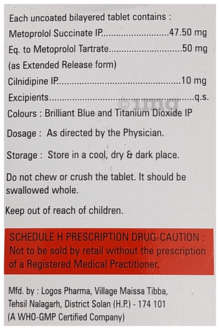 Cilidity-M 50 Tablet ER image