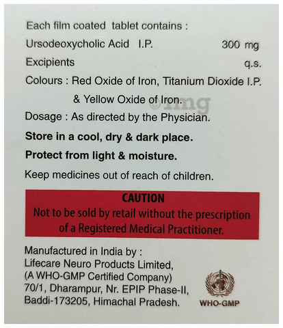 Ursoneo 300 Tablet image Ursoneo 300 Tablet image