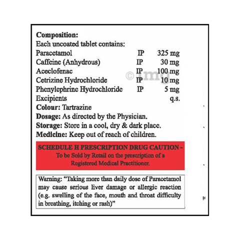 Levcast Cold Tablet image Levcast Cold Tablet image