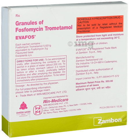 Evafos Granules For Oral Solution image