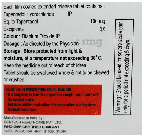 Tapend-ER 100 Tablet image Tapend-ER 100 Tablet image