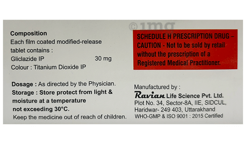 Insurize 30mg Tablet XR image