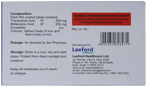 Redotrex MF 500mg/250mg Tablet