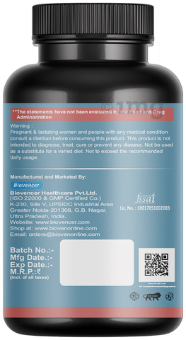 Bioven Elemental Copper Capsule: Buy bottle of 60.0 capsules at