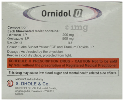 Ornidol O Tablet image
