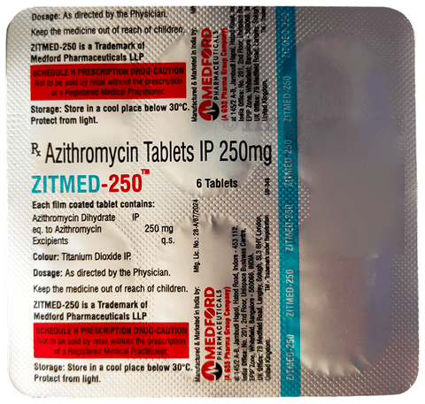 Zitmed 250mg Tablet image