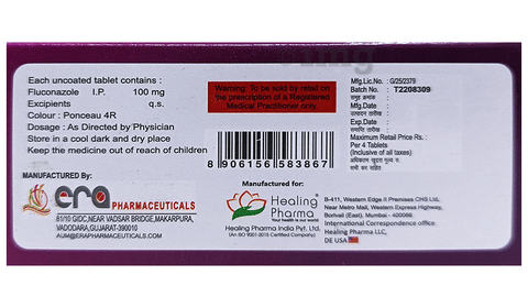 Fluconaz 100mg Tablet image