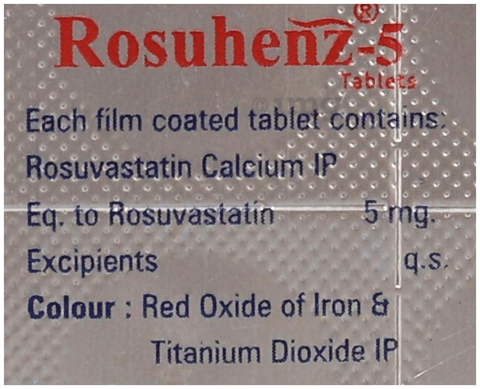 Rosuhenz 5mg Tablet image Rosuhenz 5mg Tablet image