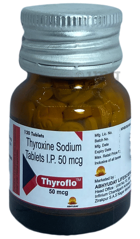 Thyroflo 50mcg Tablet image Thyroflo 50mcg Tablet image