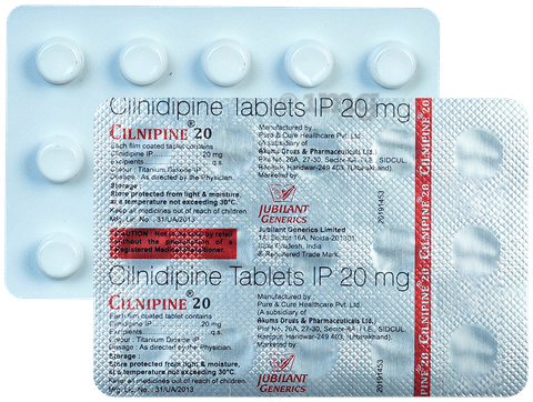 Cilnipine 20 Tablet
