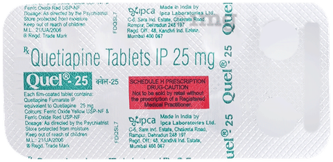 Quel 25mg Tablet image Quel 25mg Tablet image