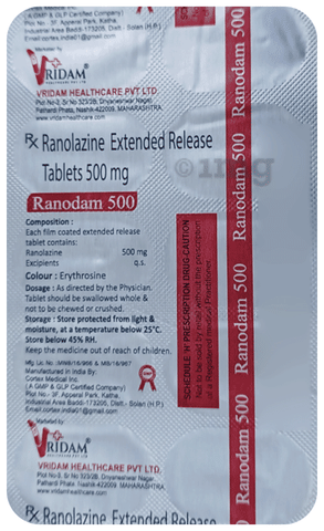 Ranodam 500 Tablet ER image