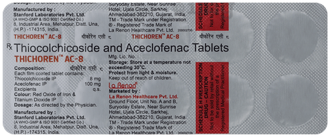 Onix-TH 100mg/8mg Tablet: View Uses, Side Effects, Price and Substitutes