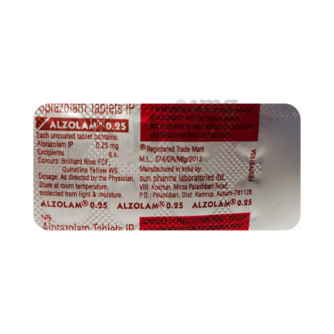 Alprazolam Xanax 1mg Tablet, 30 Tablets/Pack, Non prescription at best  price in Kamrup