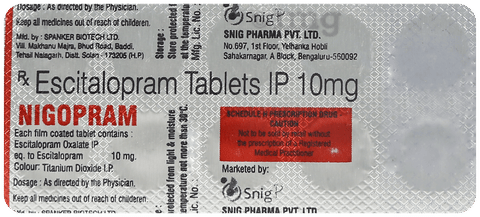 Nigopram 10mg Tablet image Nigopram 10mg Tablet image