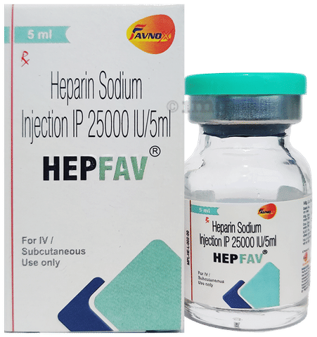 Hepfav 25000IU Injection image