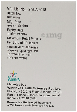 Suzone M 50/500 Tablet image Suzone M 50/500 Tablet image