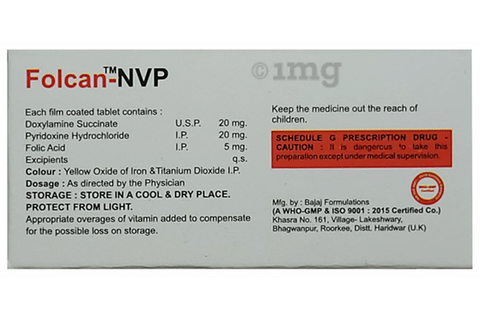 Folcan-NVP Tablet image