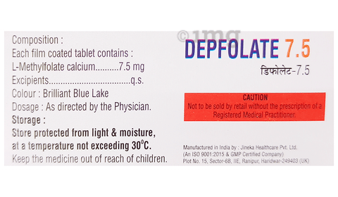 Depfolate 7.5 Tablet image