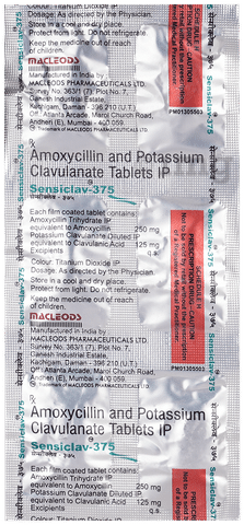 Sensiclav 375 Tablet