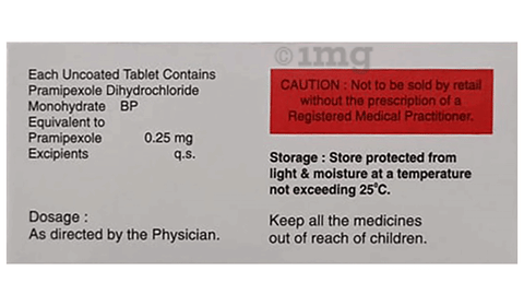 Pramiset 0.25mg Tablet image Pramiset 0.25mg Tablet image