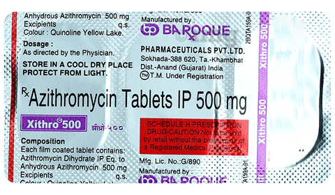 Xithro 500 Tablet image