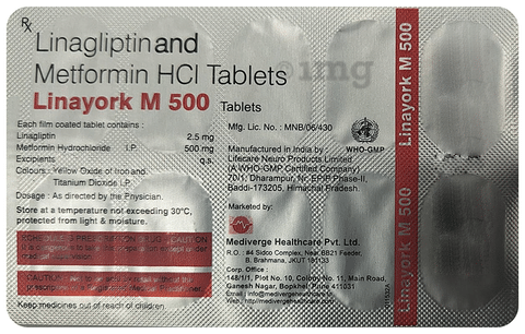 Linayork M 500 Tablet