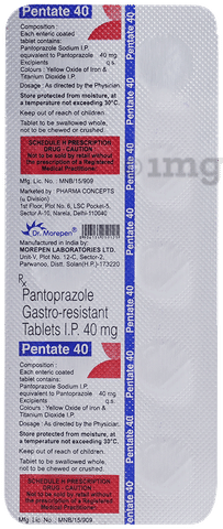 Pentate 40 Tablet image