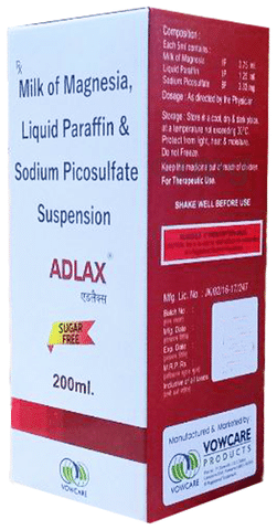 Adlax Oral Suspension Sugar Free