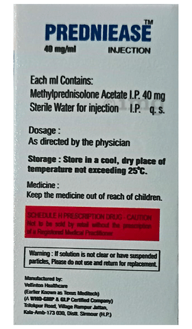 Predniease Injection image