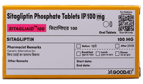 Sitagliaid 100 Tablet image