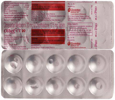 Olbet-CT 20 Tablet image Olbet-CT 20 Tablet image