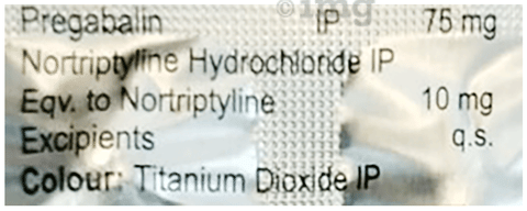 Gabafix NT 75/10 Tablet image Gabafix NT 75/10 Tablet image