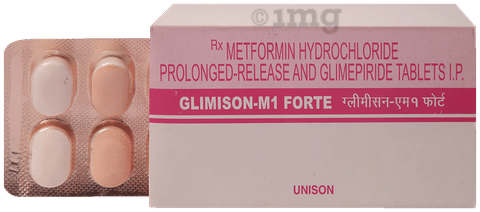 Glimison-M 1 Forte Tablet PR image Glimison-M 1 Forte Tablet PR image