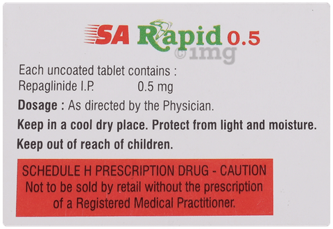 SA Rapid 0.5mg Tablet image